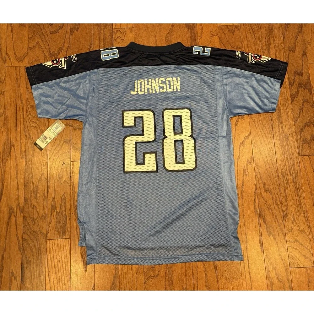 Chris Johnson Tennessee Titans Reebok Jersey Size Adult S / YXL NWT Vintage